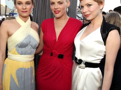 Hübsches Trio: Busy Philipps mit Diane Kruger und Michelle Williams