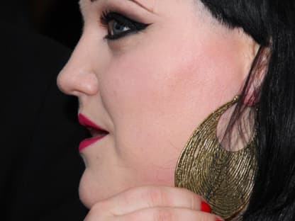 Beth Ditto hatte wir immer ein schrilles Make-up