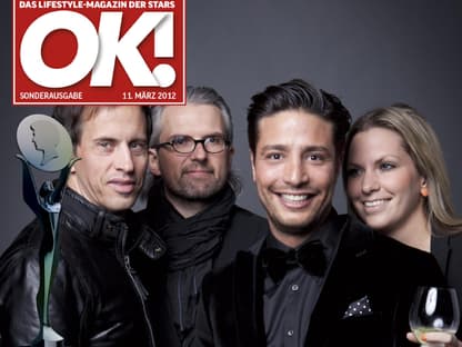 Einmal im Leben das Cover der OK!   zieren! Für die Gäste des „German Hairdressing Award 2012“ wurde dieses   Traum Wirklichkeit. Jeder Gast des Gala-Abends konnte an einem  persönlichen  OK! Fotoshooting teilnehmen - und die tollen Ergebnisse  sehen  Sie hier! Viel Spaß beim Durchklicken!﻿