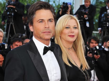 Schauspieler Rob Lowe mit seiner Frau Sheryl Berkoff