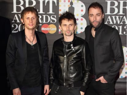 Auch die Rocker von Muse kamen zu der großen Verleihung