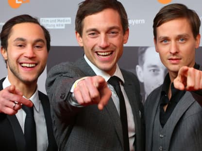 Ludwig Trepte, Volker Bruch und Tom Schilling