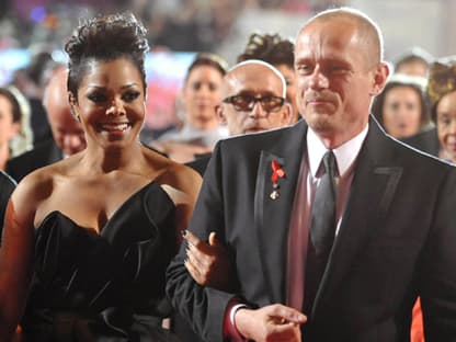 Superstar Janet Jackson kam gemeinsam mit "Life Ball"-Organisator Gery Keszler zum Event