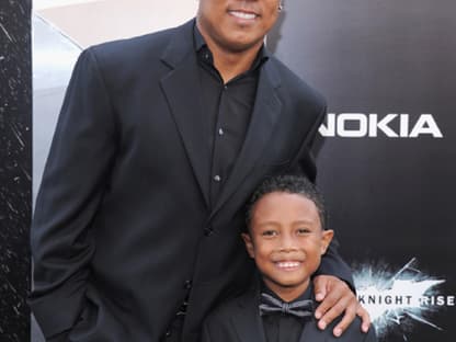 Hines Ward und SohnJaden Ward