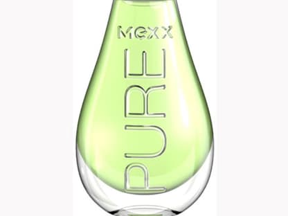 3. âMexx Pure Woman", dahinter versteckt sich ein Mix´  aus Granatapfel, Lotusblumen und Sandelholz. Von Mexx, EdT 50 ml ca. 33 Euro