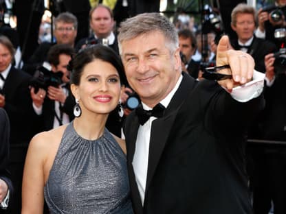 Alec Baldwin kam ebenso mit seiner Frau