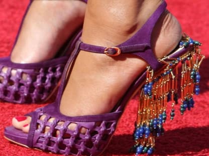 Stilvoll: Die Schuhe von Beyonce Knowles