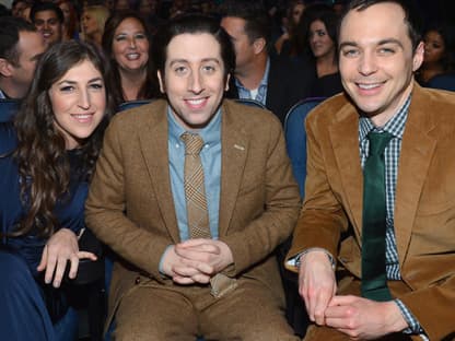 Mayim Bialik, Simon Helberg, Jim Parsons aus "The Big Bang Theory"