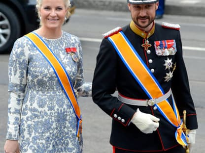 Prinzessin Mette-Marit mit Ehemann Kronprinz Haakon von Norwegen