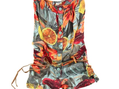 Obstsalat to go! Niedlicher Jumpsuit von Garcia, ca. 40 Euro