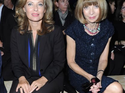 Valerie Trierweiler und Vogue-Chefin Anna Wintour