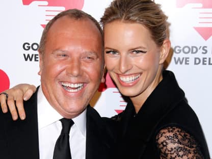 Designer Michael Kors und Karolina Kurkova kennen sich schon seit Jahren