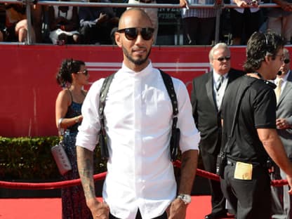 Kam ohne seine Frau Alicia Keys: Musiker Swizz Beatz