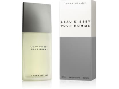 4. âL'Eau d'Issey pour Homme", das Pendant zu Isseys weiblichem Duft hat in der Kopfnote grüne Blättern, in der Herznote Rosmarin und in der Basisnote Safran. Von Issey Miyake, EdT 50 ml ca. 37 Euro