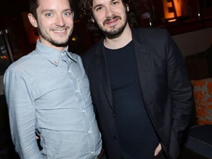 Elijah Wood mit Edgar Wright