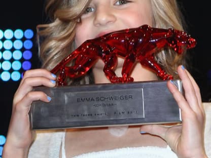 Wow! Emma Tiger Schweiger bekam den Preis "Bunte Sonderpreis"