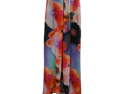 Maxikleid mit Blumen-Print von Asos, ca. 75 Euro