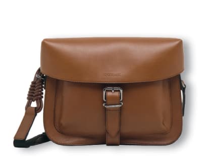 Messenger-Bags: Umhängetasche in Schokobraun von Sportmax, ca. 590 Euro