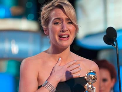 Kate Winslet räumte als beste Hauptdarstellerin ("Zeiten des Aufruhrs") und als beste Nebendarstellerin ("Der Vorleser") gleich zwei der begehrten Trophäen ab und konnte ihre Freudentränen nicht zurückhalten.