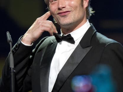 Ganz verlegen: Mads Mikkelsen