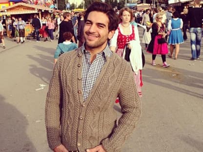 Der Wiesn-Chic - Lederhosen, wie es sich für einen richtigen Bayer gehört. Elyas ist in München geboren