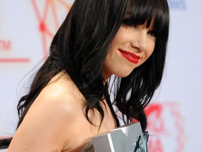 Glückliche Preisträgerin: Carly Rae Jepsen