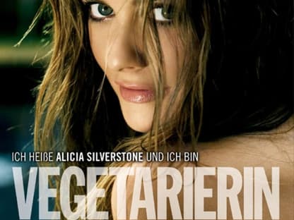 Ihre Nackt-Kampagne sorgte weltweit für Aufsehen. Alicia Silverstone Foto: PETA - Dave Meyers