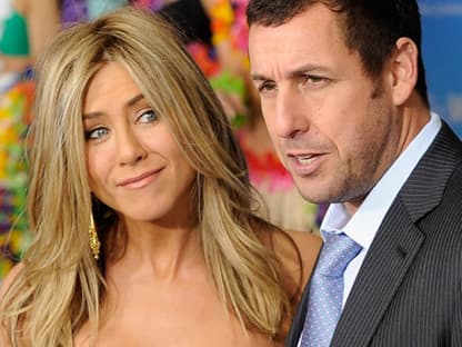 Verstanden sich auch nach Drehschluss bestens: Jennifer Aniston und ihr Film-Partner Adam Sandler