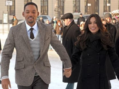 Will Smith und Rosario Dawson