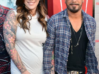 "Backstreet Boy" A.J. McLean brachte seine Frau Rochelle DeAnna Karidis mit zur Premiere nach Los Angeles