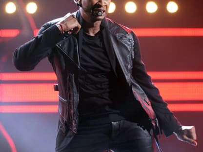 Usher rockte die Bühne