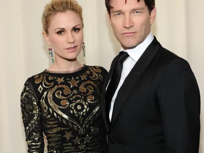 Anna Paquin mit ihrem Partner Stephen Moyer