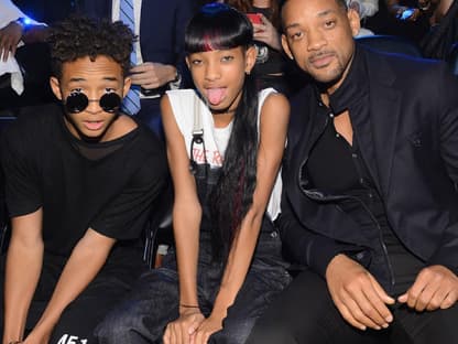 Jayden und Willow Smith kamen unter Aufsicht von Papa Will Smith