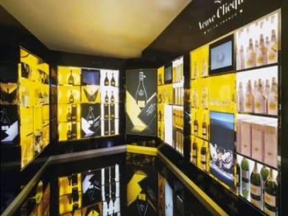 Der Veuve Clicquot Shop im Alsterhaus