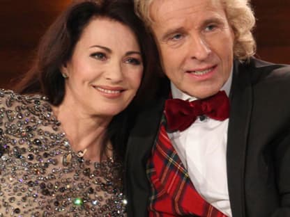 Gute Freunde: Schauspielerin Iris Berben und Thomas Gottschalk