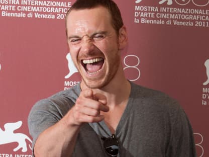 Der hat gut lachen: "Shame"-Darsteller Michael Fassbender