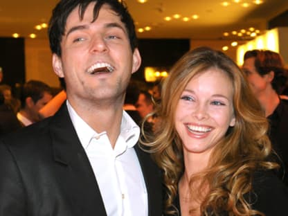 Tobey Wilson und Sara Klima amüsierten sich herzlich