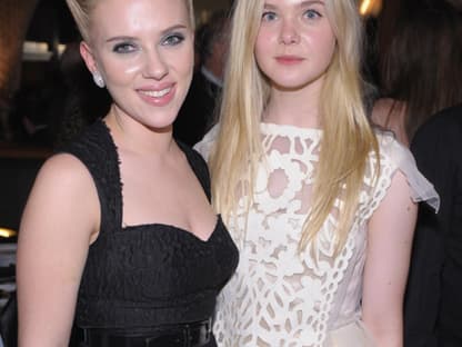 Freundinnen: Scarlett Johansson und Elle Fanning