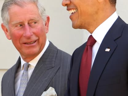 Auch mit Prinz Charles versteht sich Barack Obama bestens