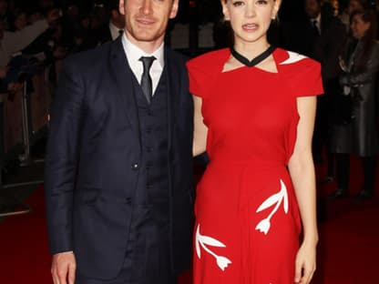 Schönes Paar - leider nur auf dem Roten Teppich: Die Schauspieler Michael Fassbender und Carey Mulligan