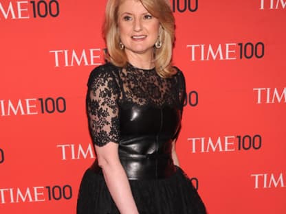 Die Journalistin und Unternehmerin Arianna Huffington (Herausgeberin der "The Huffington Post")