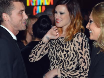 Beim Small-Talk erwischt: Ex-"N'Sync"-Star Lance Bass und Rumer Willis, Tochter von Demi Moore und Bruce Willis