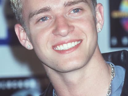 Blondierte Haare, kurze Löckchen: das war der Look von Timberlake im Mai 1999