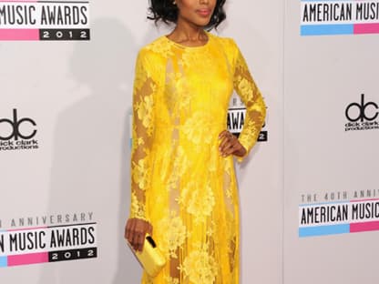 Schauspielerin Kerry Washington in strahlendem Gelb (Stella McCartney)