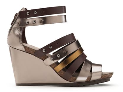 Metallic von Clarks, ca. 110 Euro