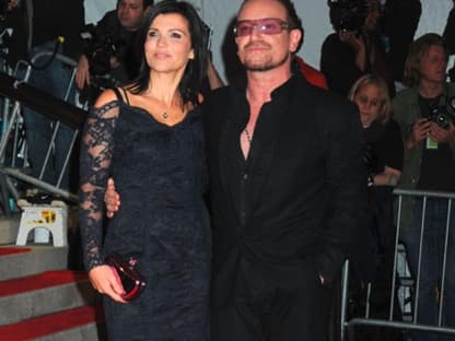 "U2"-Sänger Bono und seine Frau Ali Hewson 