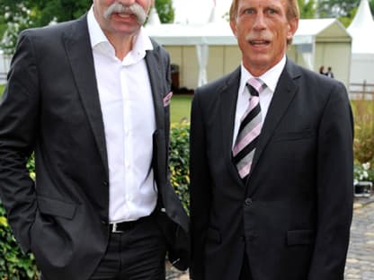 Männergespräche: Handballtrainer Heiner Brand und der Fußballtrainer Christoph Daum