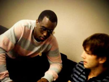 Auch P. Diddy fachsimpelt mit Ashton über das soziale Netzwerk. Denn auch der Musiker ist auf twitter.com zu finden. Copyright: Twitpic, Twitter