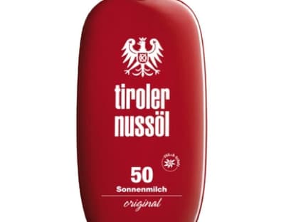 Klassiker "Sonnenmilch LSF 50" von Tiroler Nussöl, 150 ml ca. 23 Euro