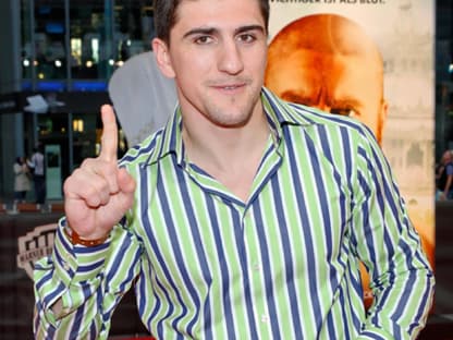 Profi-Boxer Marco Huck war ebenfalls zu Gast in Berlin